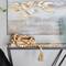 80" Bohemian Mango Wood Beads with Tassels Garland